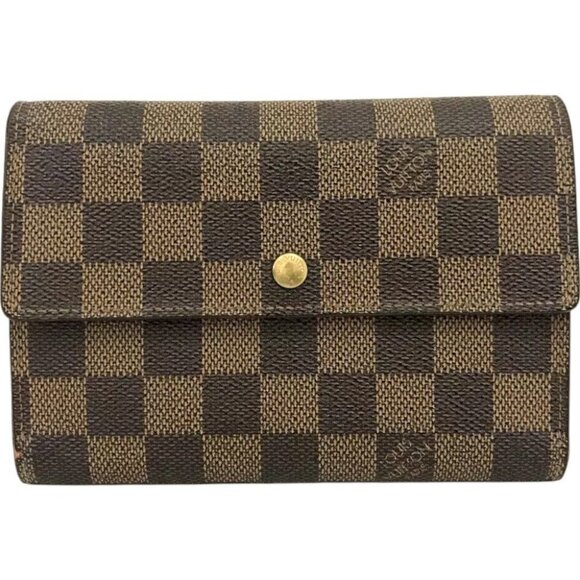416182AX (G2) Louis Vuitton Wallet Brown Damier - Picture 1 of 10